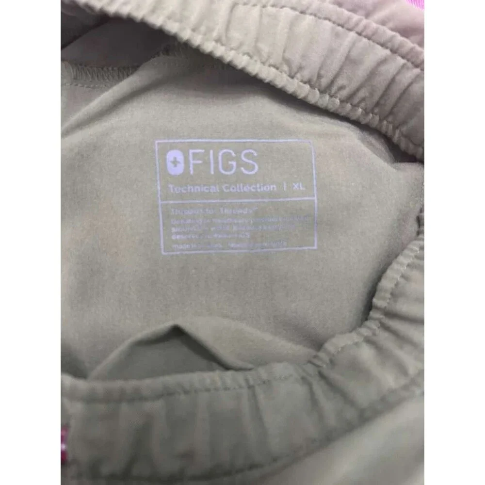 Figs Scrub Jogger Pants Men Size XL Men Green Drawstring Technical Collection